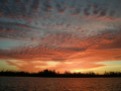 sunset over Peck Lake, Hobe Sound NWR