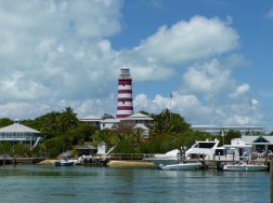 Elbow Reef Lighthouse, view from harbor