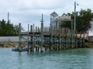 dinghy parking, Green Turtle Cay