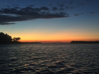 last light, Northport Bay, LI